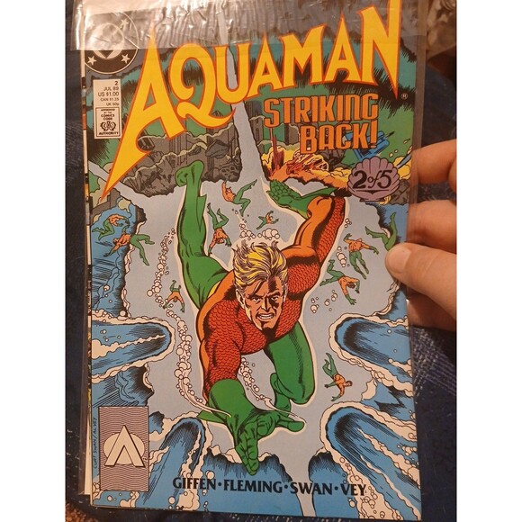 Other - Aquaman Issue #2 July 1989 DC Comics Striking Back!